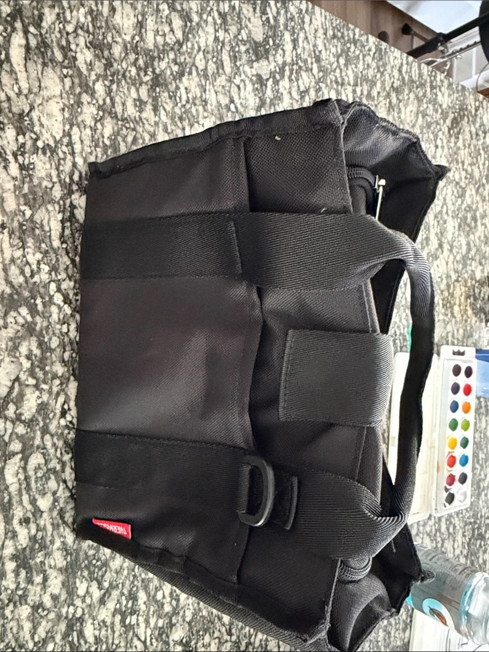 Thermos Black Men's Messenger Bag with D-Ring Accent